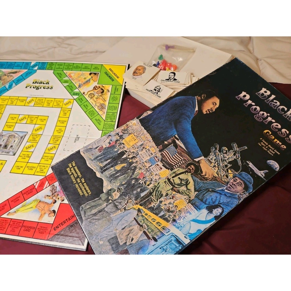 Vintage Black History Progress Game 1982 Black Heritage Home School Complete - Picture 3 of 8